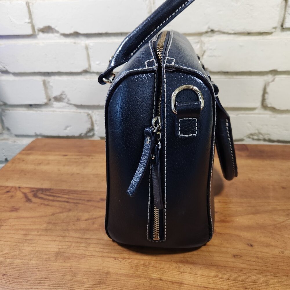 Kate Spade Alessa Black Leather Shoulder Bag Purse - Picture 6 of 14